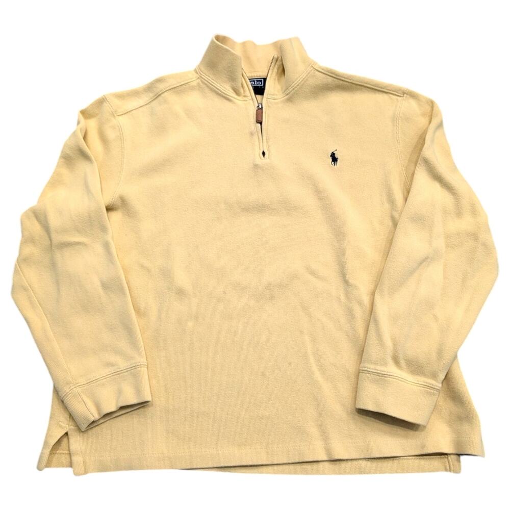 90s/Y2K Polo Ralph Lauren Classic 1/4 Zip Pullover Sweatshirt